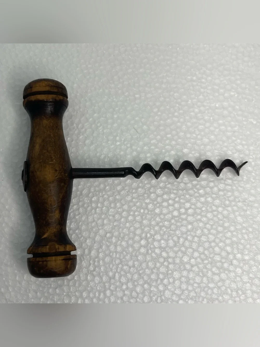 Wood Handle Corkscrew - Brown & Black